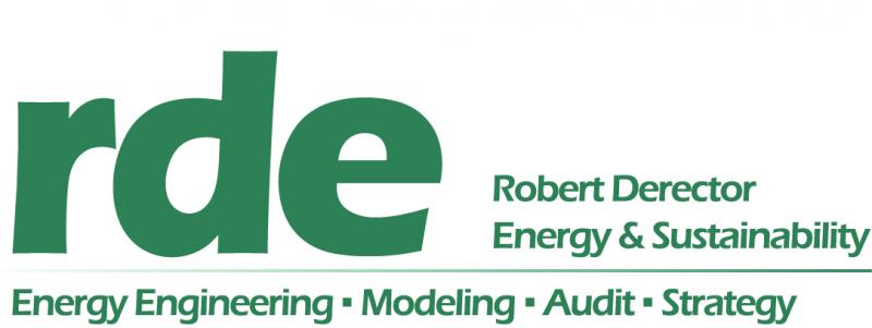 Robert Derector Energy & Sustainability rde: Robert Derector Energy & Sustainability. Energy Engineering; Energy Modeling; Energy Audit; Energy Strategy